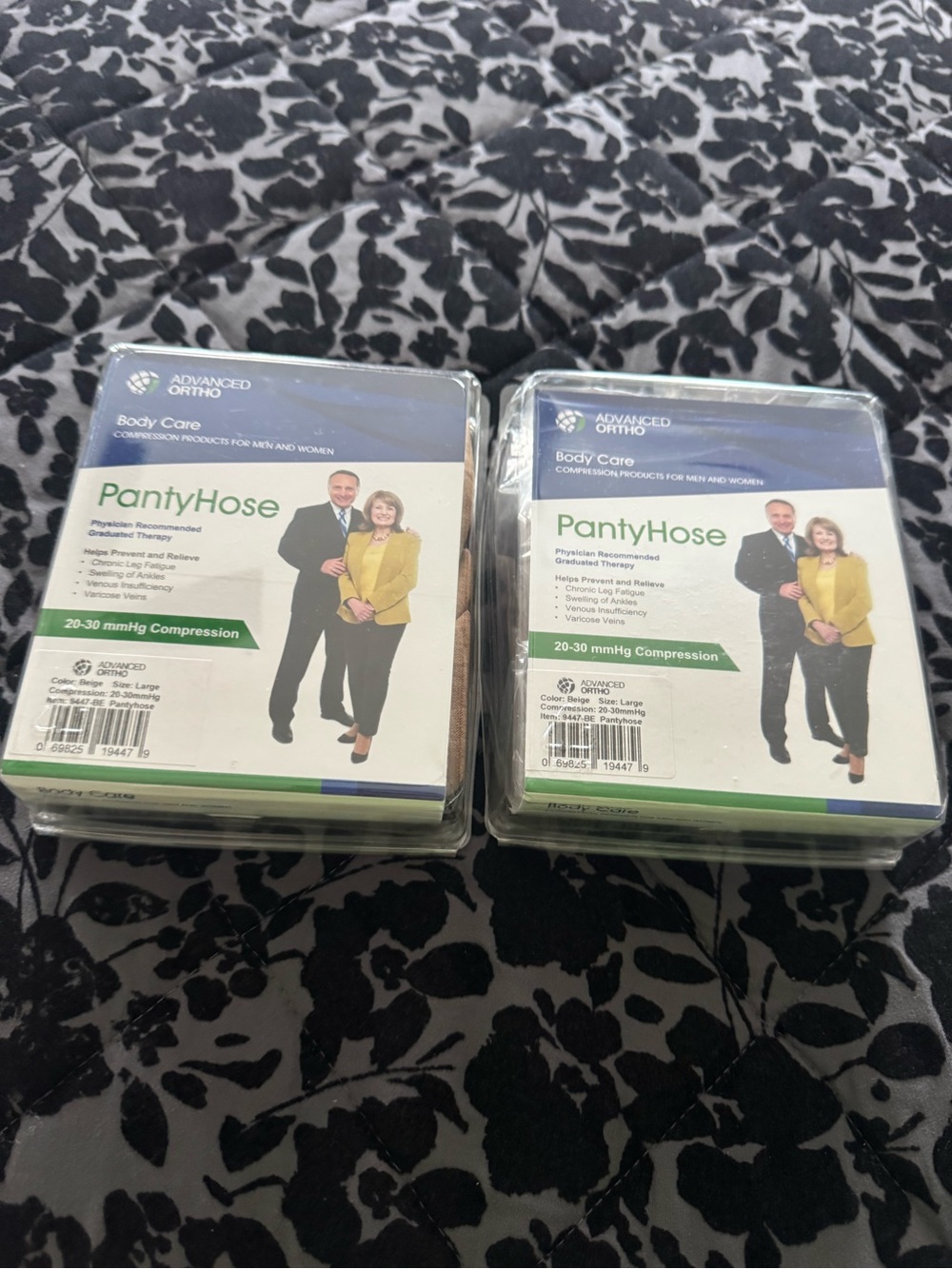 Advanced Ortho Beige PantyHose - 20-30 mmHg Compression 4 pairs